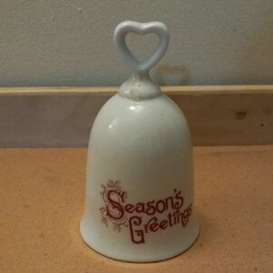 C.M. Paula Company Season's Greetings Holiday Bell